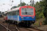 626 043-0+798 610-2 fuhren am 10.08.2013 als EGP-Sonderzug Pritzwalk-Warnemnde-Pritzwalk gegen 15:45 Uhr ging das Gespann ab Rostock-Bramow nach Warnemnde.