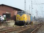 EGP 221 106-8 abgestellt im Bahnhof Bad Kleinen.27.02.2016