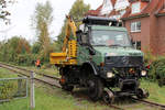 evb Infrastruktur >NFZ 531< am 07.10.2020 in Tostedt - West.