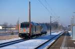 246 010-3 hvle - Havellndische Eisenbahn AG ex metronom Eisenbahngesellschaft mbH mit dem 53099 von Premnitz nach Wustermark Rbf in Rathenow.