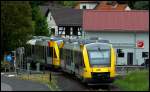 HLB VT 288 und VT 279 als RB52 nach Fulda am 20.05.13 in Schmalnau