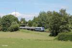 223 152 mit dem Kesselzug nach Ingolstadt bei Röthenbach im Steinwald.