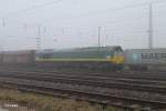 Ascendos Rail Leasing PB 18 (91 80 1266 022-3 D-ITL) mit Kohlezug in Leipzig Schönefeld.