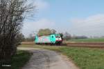 E186 242-4 kommt Lz aus Dresden nach Leipzig bei Borsdorf.