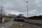 132 109 und 232 673-4 ruhen sich in Marktredwitz aus nach dem sie ein Kesselzug aus Hamburg brachten.