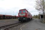 132 109 und 232 673-4 ruhen sich in Marktredwitz aus nach dem sie ein Kesselzug aus Hamburg brachten.