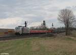 193 774 zieht den Rumänien Shuttel bei Obertraublingen 14.03.20