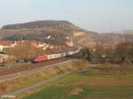 802 durchfährt Retzbach-Zellingen mit einem Containerzug Regensburg Ost - Magdeburg.