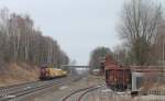 V100 1041 mit DGV92697 Senftenberg - Ansbach bei der durchfahrt von Waltershof.