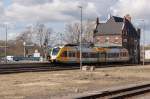 VT 646.040 (646 040-5) ODEG - Ostdeutsche Eisenbahn GmbH als RB51 (RB 68856) von Brandenburg Hbf nach Rathenow, bei der Einfahrt in Rathenow.