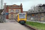 VT 650.739  Bad Saarow  (650 739-5) ODEG - Ostdeutsche Eisenbahn GmbH als RB34 (RB 68886) von Stendal nach Rathenow in Stendal.