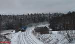 204 031 und 204 005 mit dem Hauer Kesselzug nach Weiden bei Oberteich.