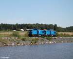 204 010-6 + 204 011-5 Lz am Rechenweiher unterwegs nach Weiden um ein Kesselzug zu holen beim Hauer Tanklager.