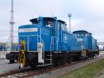 363 006-6 abgestellt im Seehafen Rostock.(17.07.10)