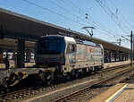 Die an die SBB Cargo International AG vermietete Siemens Vectron MS - 193 139  Monte Rosa  (91 80 6193 139-3 D-Rpool) der Railpool GmbH (Mnchen) fhrt am 04 April 2025, mit einem leeren Containertragwagen-Zug, durch den Hauptbahnhof Linz/Donau (A) in Richtung Wels. 

Die SIEMENS Vectron MS (X4E) wurde 2023 von Siemens Mobility in Mnchen-Allach unter der Fabriknummer 23494 gebaut. Es ist der 1250te Vectron von Siemens. Die mit 6.400 kW konzipierte Mehrsystemlok ist in der Variante A22 ausgefhrt und hat so die und hat so die Zulassungen und entspr. Lnderpakete fr Deutschland, sterreich, Schweiz, Italien und die Niederlande (D / A / CH / I / NL).