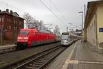 Entlang der Strecke Kassel-Bebra ist die Infrastruktur vieler Bahnhfe auf die beiden durchgehenden Hauptgleise reduziert.