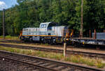 Die 261 305-7 (92 80 1261 305-7 D-SRG) eine Voith Gravita 10 BB der Saar Rail GmbH (Völklingen), bzw.