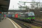 ELL/SBB Cargo 193 209 mit Containerzug am 20.01.2015 in Hamburg-Harburg auf dem Weg nach Hamburg-Waltershof