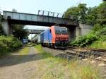 482 024 von SBB Cargo ist hier am 16.7.13 in Bottrop zu sehen.