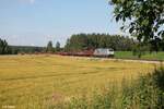 76 111 mit dem Könitzer Schrottzug nach Cheb bei Marktleuthen. 21.07.21