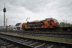 Nachschuss auf 193 878-6  Wir Brennen für das was wir Tun  Flammen Vectron mit Wechselpritschenzug in Nürnberg Hohe Marter.03.04.24