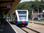 Dadurch das ich wieder Bahnfahrer bin bot sich,am 02.August 2015,die günstige Gelegenheit für mich für ein Tagesausflug zur Insel Usedom.So fotografierte ich die UBB beim Kopfmachen in