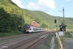 408 + 401 erreichen Kaub als SE25076 Frankfurt/Main - Neuwied.