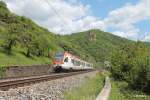 406 als SE10 25016 Frankfurt/Main - Neuwied bei  Wellmich. 07.05.15