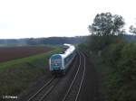 223 069 zieht bei Oberteich den ALX37976 nach Hof.