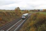 VT44 der Vogtlandbahn als Agilis Ersatz bei Unterthölau.