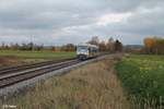 VT44 der Vogtlandbahn als Agilis Ersatz bei Unterthölau.