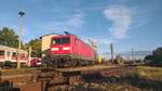 112 189 und 143 173-3 abgestellt im BW Glauchau.