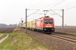 WLE 82 (187 010-4) WLE - Westfälische Landes-Eisenbahn GmbH mit dem Warsteiner Bierzug von Wahrstein nach Großbeeren bei Brandenburg. 05.04.2016