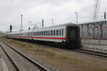 IC 2238(Leipzig-Warnemünde)bei der Durchfahrt in Warnemünde-Werft.15.04.2017