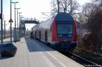 In Wustermark steht die RB21 (RB 18661) nach Potsdam Griebnitzsee.