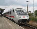 Steuerwagen(Bpmbdzf)als IC2239 von Warnemnde nach Leipzig Hbf stand am 27.06.2015 in Warnemnde das Stellwerk wird es ab Oktober nicht mehr geben.