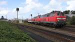 218 380-4 + 281 xxx-x mit SyltShuttle in Westerland (19-08-2014)