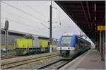 Die Captrain France (CPTF) 1448 D 1206 mit der UIC Nummer 92 87 1001448-3 F-CPTF mit der Zulassung in Frankreich und Deutschland hat sich an der Tankstelle in Strasbourg versorgt und ist nun auf