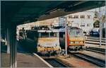 SNCF BB 25187 und BB 26194 in Mulhouse. 

Analogbild vom 31. Jan. 2000