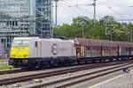 ECR 186 308 durchfahrt Mannheim Hbf am 13 September 2019.