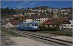 Der hier zu sehende X ABD 2816 gehört der  Assosiation l'autrail X2800 du Haut Doubs  und ist im Rahmen einer Ostersonderfahrt in Morteau beim Rangieren zu sehen.