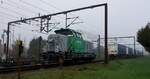 NXRL 650 007-7, REV/129/23.01.26 hat den SEL/Nordliner KLV bereit gestellt und dieselt jetzt in die Abstellung. Pattburg/DK 23.10.2026