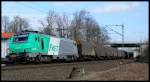 437 012 von Akiem mit Güterzug am 26.02.15 bei Kerzell