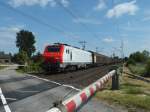 E37 520 (91 87 0037 520-0 F-CBR) von CBRail durchfhrt am 3.6.13 Langenfeld-Richrath.