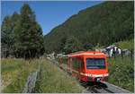 Der SNCF Z 850 N° 52 (94 87 0001 854-2 F-SNCF) erreicht, von Les Houches kommend, sein Ziel Vallorcine.