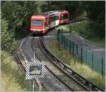 Der SNCF Z 850 52 ((94 87 0001 852-6 F-SNCF) als TER 18905 auf dem Weg nach Vallorcine kurz nach La Joux.