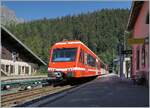 Der SNCF ZRx 1853 (94 87 0001 853-8 F-SNCF) als TER von Vallorcine nach St-Gervais Les Bains Le Fayette beim Halt in Montroc Le Planet.