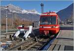 Der SNCF Z 803 wird in Saint Gervais les Bains le Fayet für die Fahrt nach Vallorcine bereitgestellt.