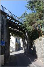 Ein Blick auf die Strecke Evian - St-Gingolph an der Grenze zur Schweiz in St-Gingolph (France).

16. Aug. 2022