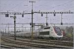 Der TGV 4415 Lyria wartet im Rangierbahnhof von Biel auf seinen nächsten Einsatz 5.